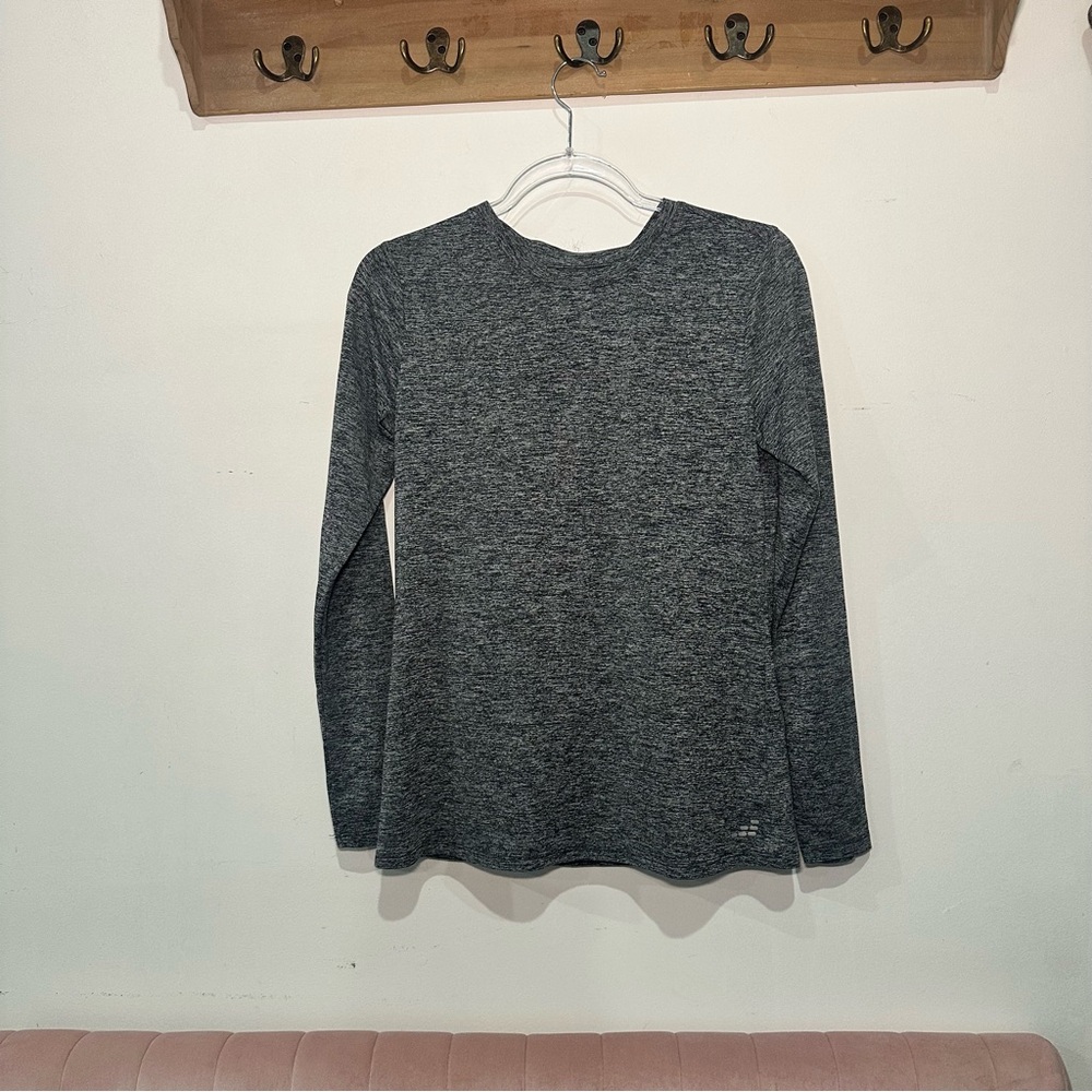 Long Sleeve Performance Top Heathered Gray